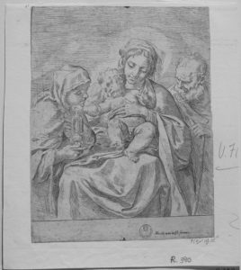 Sacra Famiglia e santa Chiara